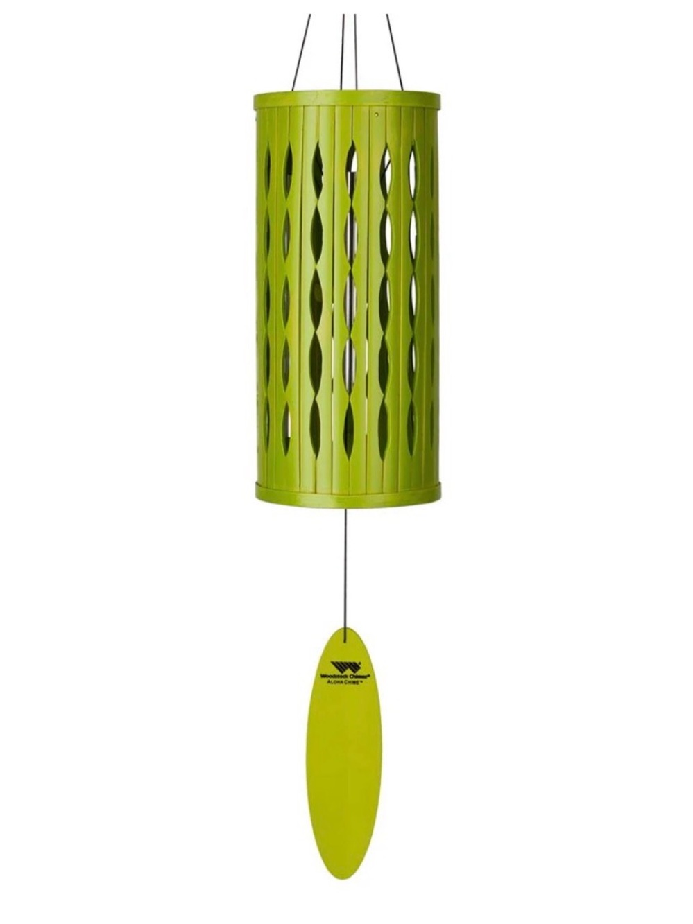 Woodstock Aloha Wind Chime Kiwi Green ACKG Coastal Gifts Tropical New